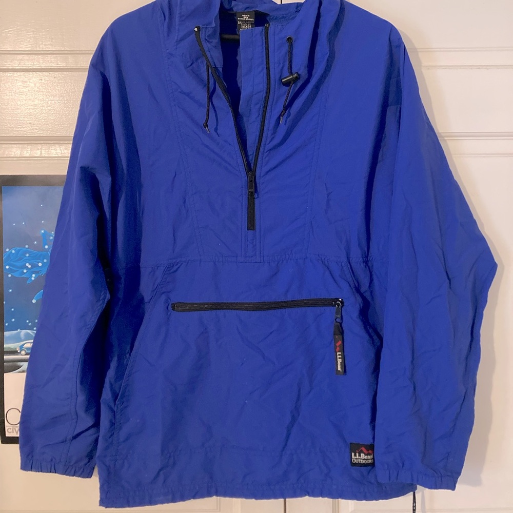 Vintage L.L. Bean Cobalt Windbreaker - XS